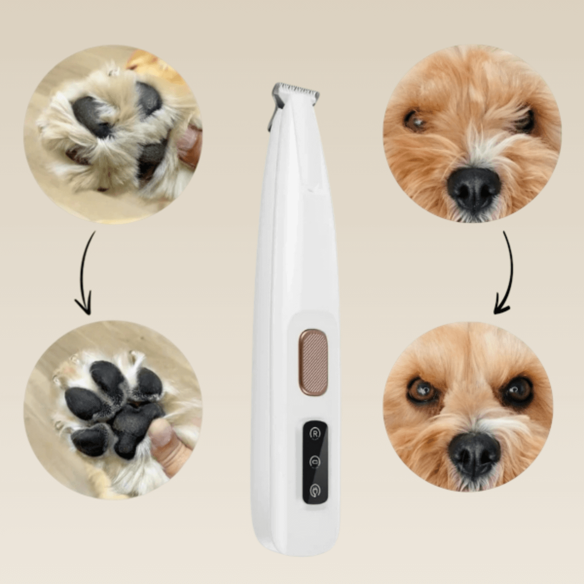 CleanTrim™ Pro Paw Trimmer | Precise & Gentle Grooming For Pets | Rechargeable & Safe