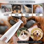 CleanTrim™ Pro Paw Trimmer | Precise & Gentle Grooming For Pets | Rechargeable & Safe