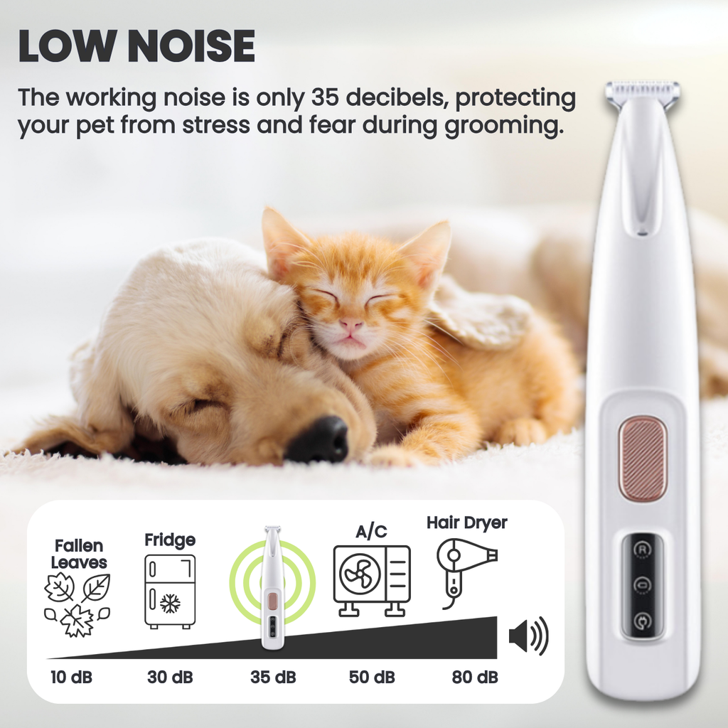 CleanTrim™ Pro Paw Trimmer | Precise & Gentle Grooming For Pets | Rechargeable & Safe
