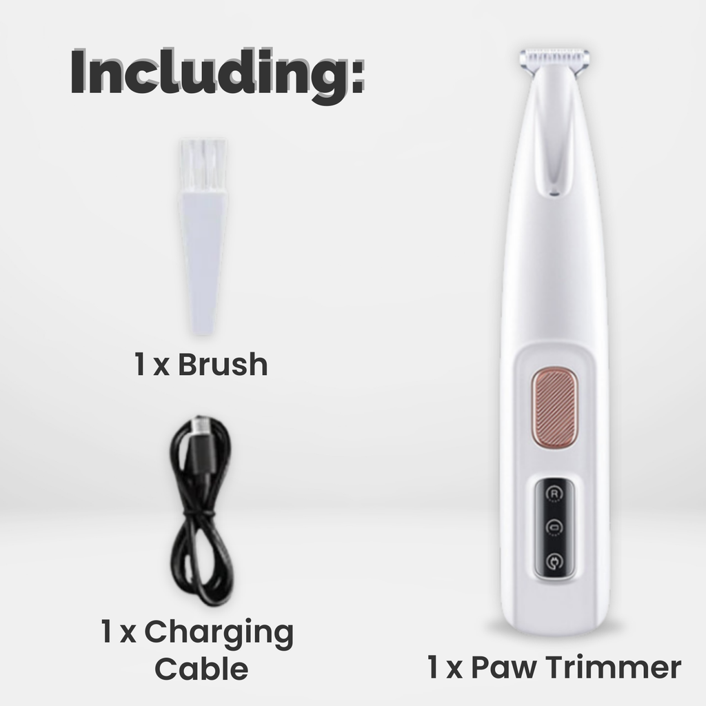 CleanTrim™ Pro Paw Trimmer | Precise & Gentle Grooming For Pets | Rechargeable & Safe