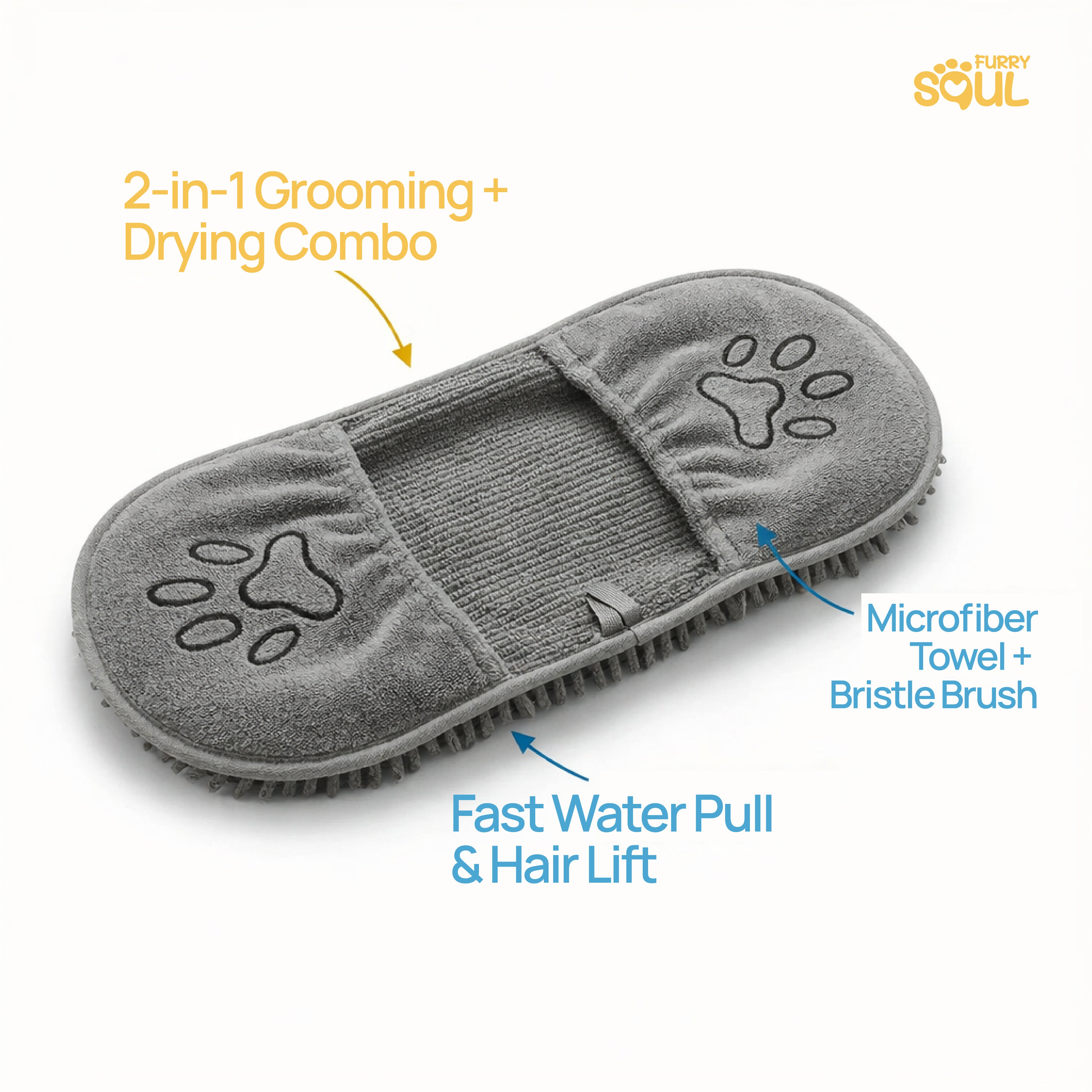 Furry Towel™ Microfiber Drying Towel for Dogs