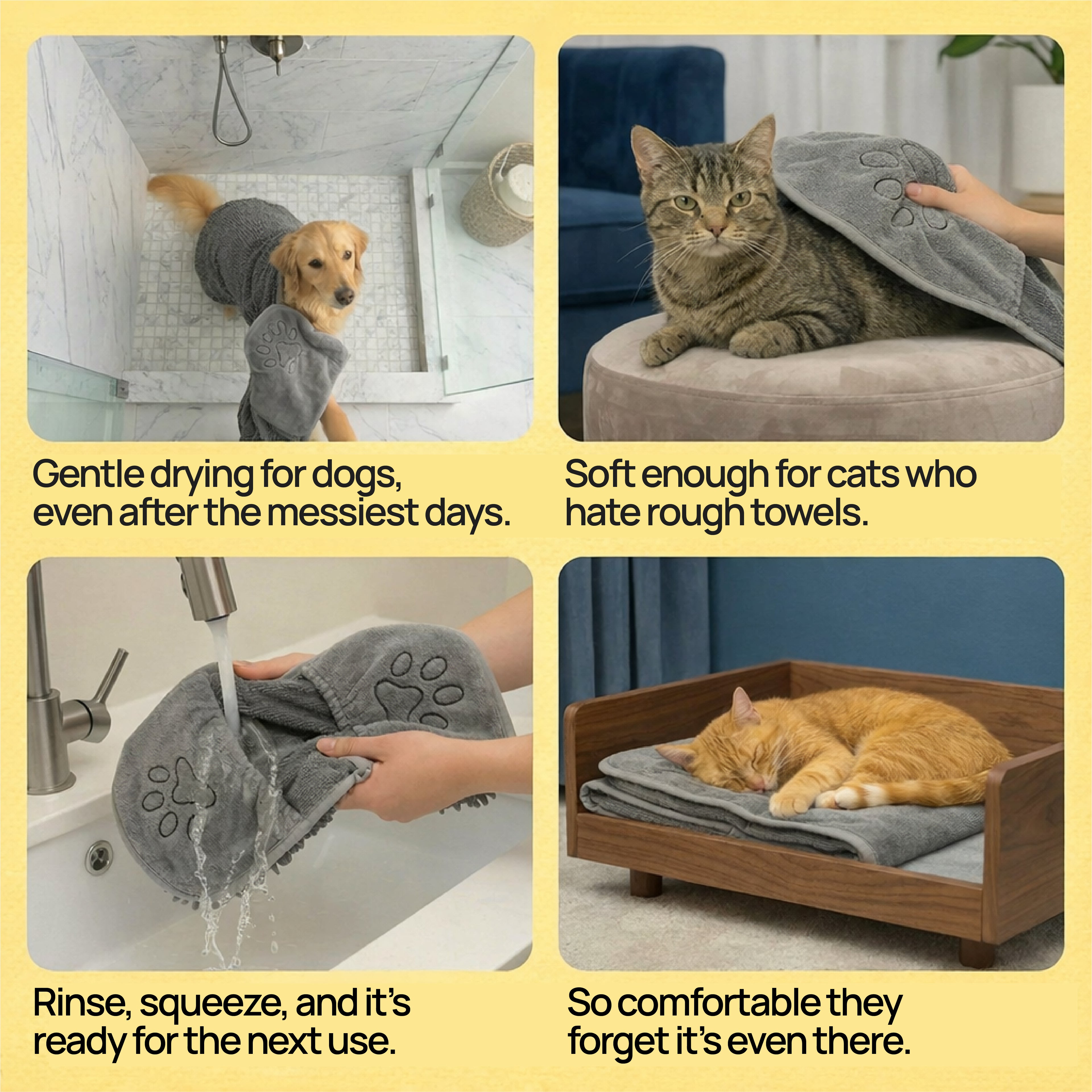 Furry Towel™ Microfiber Drying Towel for Dogs