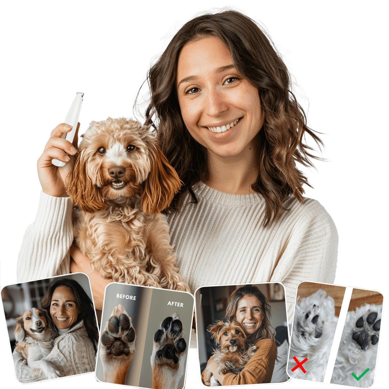 CleanTrim™ Pro Paw Trimmer | Precise & Gentle Grooming For Pets | Rechargeable & Safe